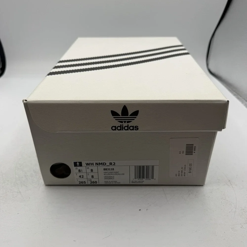 Adidas Originals Wings &‎ Horns WH NMD_R2 Shoes Mens Sz 8.5 Grey Sneakers BB3118